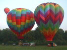 Local morning balloon flight, Clinton, NJ